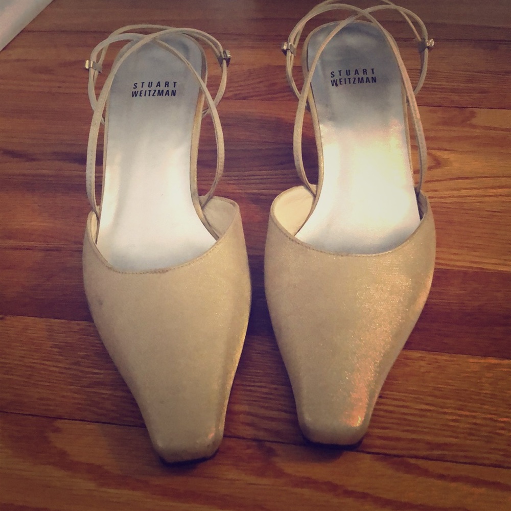 Stuart Weizmann bridal heels